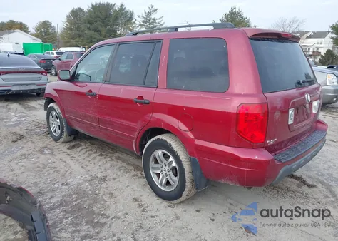 2004 Honda Pilot Ex-L из США, поврежденный, VIN 2HKYF185X4H588957